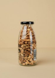 Premium Senegal Sun Mix Cashewnødder & Peanuts Venner Flaske Afrikansk stegt · Atlanterhavsalt Indhold: 140 g