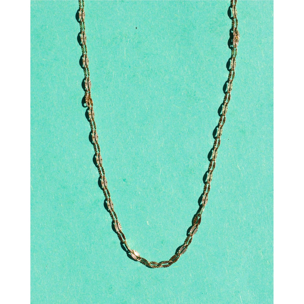 Accho – Blumen-Halskette, 2 mm