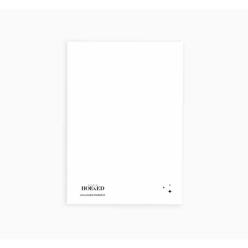 Postcard - Happy New Year - Gold Foil