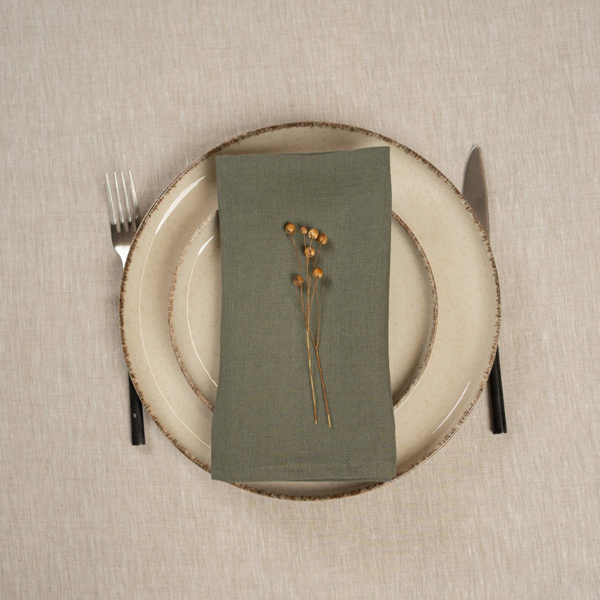 Set di tovaglioli di lino