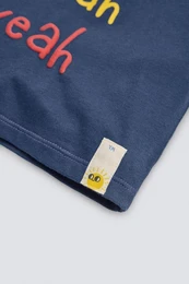 Conjunto Bebé Niño Camiseta y Pantalón Corto Azul Marino