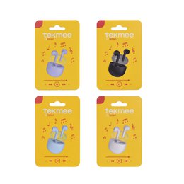 TWS earphones with translucent case