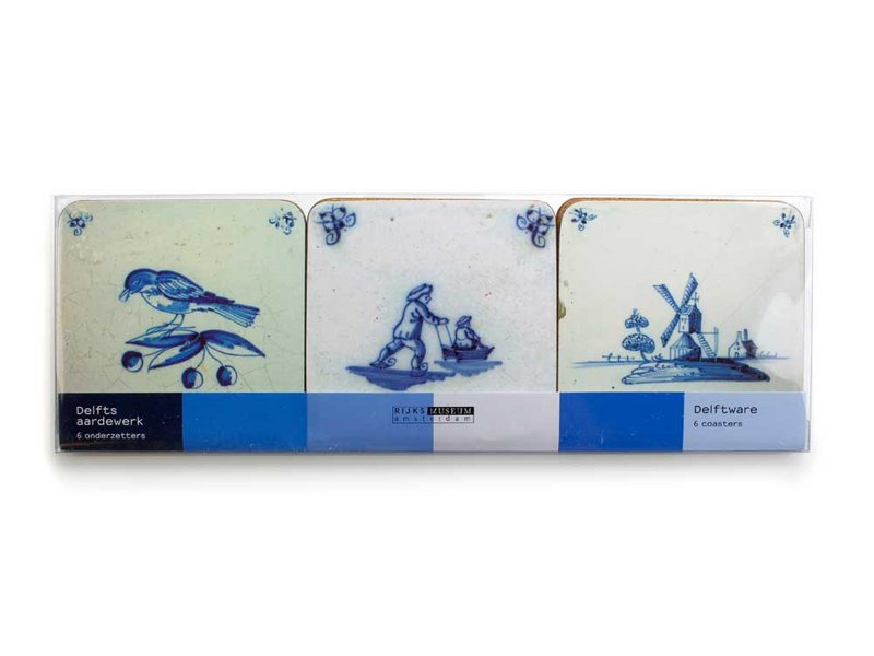Coasters, Delft Blue Tiles Varia
