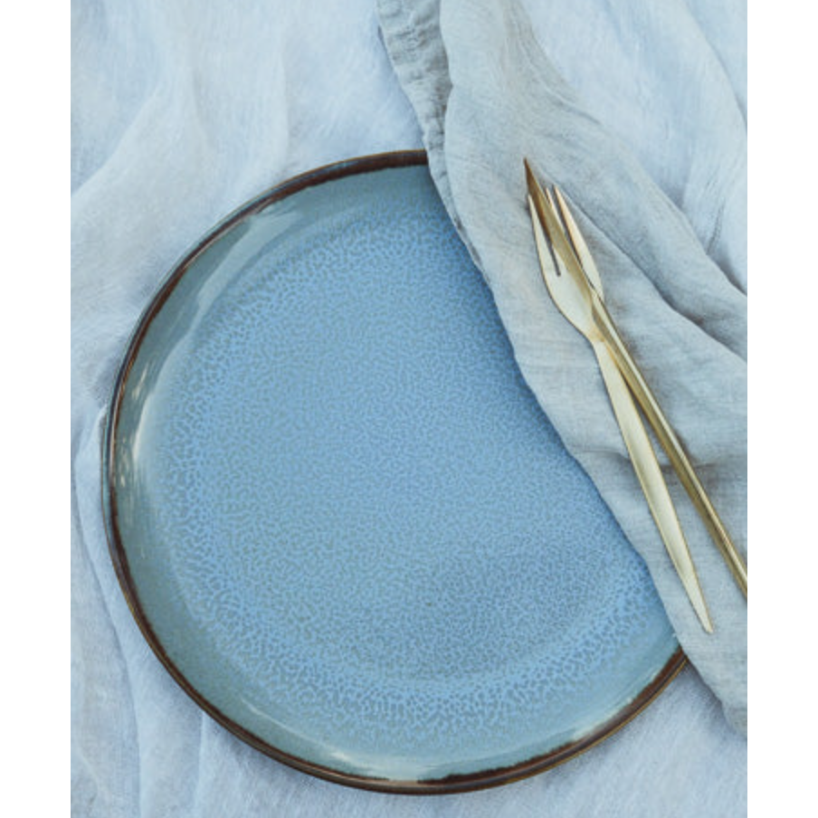 Evora Salad plate blue x 6
