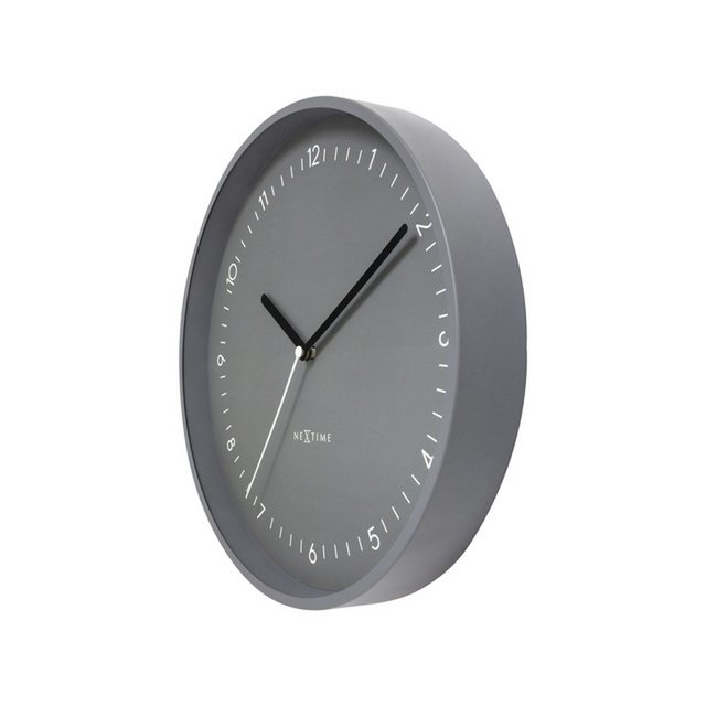 Zegar ścienny NeXtime Berlin 30 cm szary