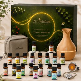 Aromatherapie-Adventskalender – 24 Tage Wohlbefinden: Diffusoren, reine ätherische Öle, Synergien und Zubehör – Premium-Geschenkbox