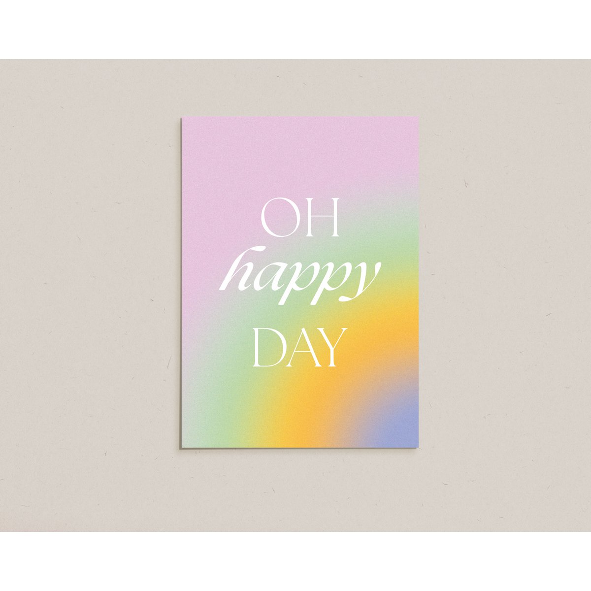 Postkarte / Happy Day