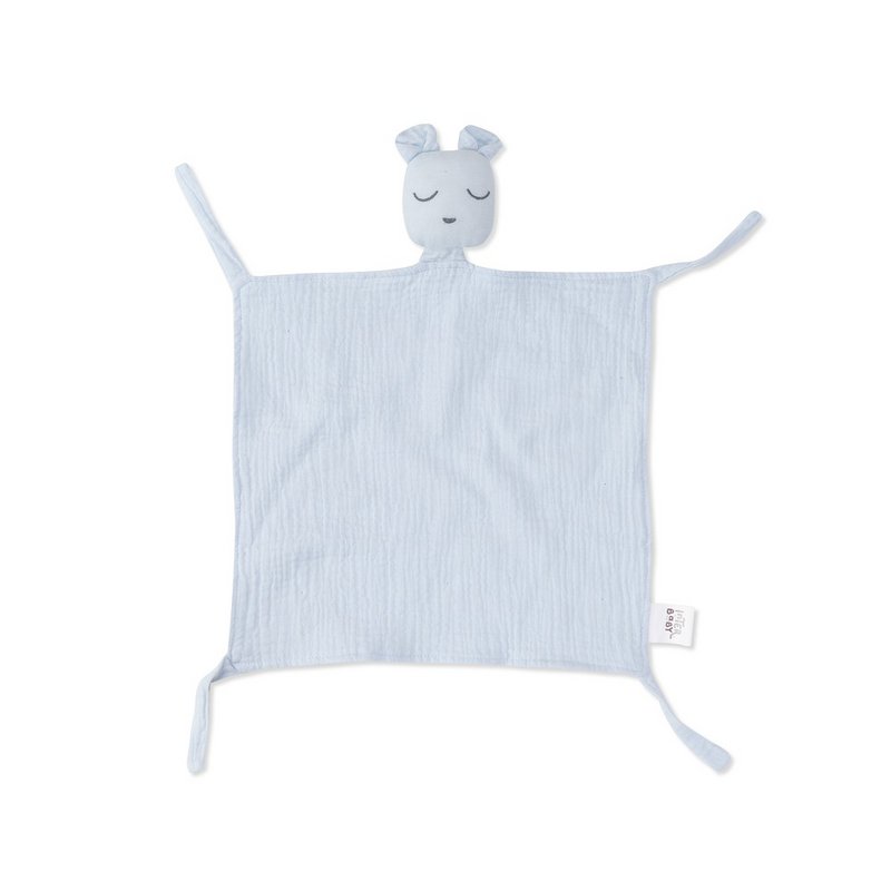 SET DOUDOU + BANDANA + Bijtring - MOD. OSO - BLAUW/GRIJS