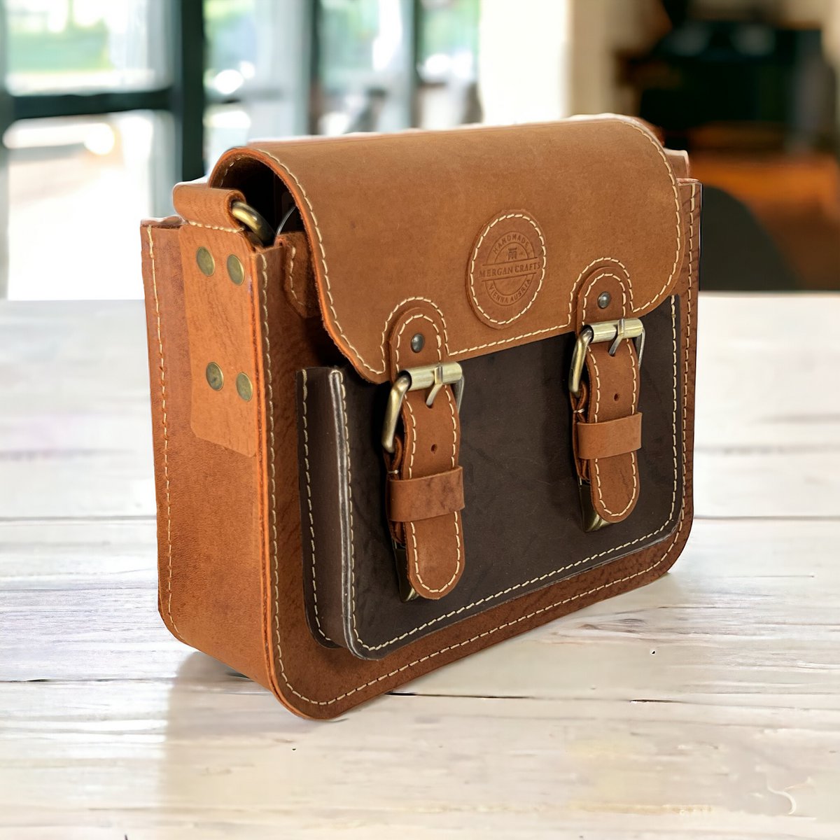 Handmade Genuine Leather Crossbody Bag