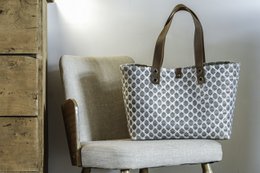 MADRID Basket, shopping bag più borsa da spiaggia realizzata con materiali riciclati