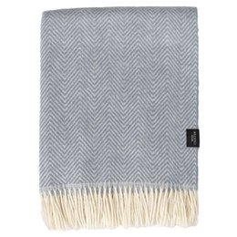 Plaid WOOOL - Manhattan (Bleu clair)