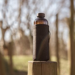Water bottle - Black cover - 600ml