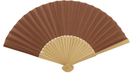 Fan, Natural, 21 cm, bamboo,