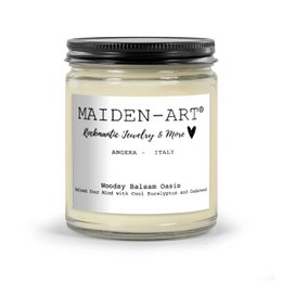 Woodsy Balsam Oasis - Candle for Mindfulness & Meditation - Aromaterapi Candle