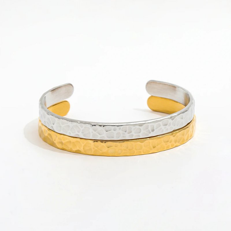 Bartek - Bracciale a polsino martellato