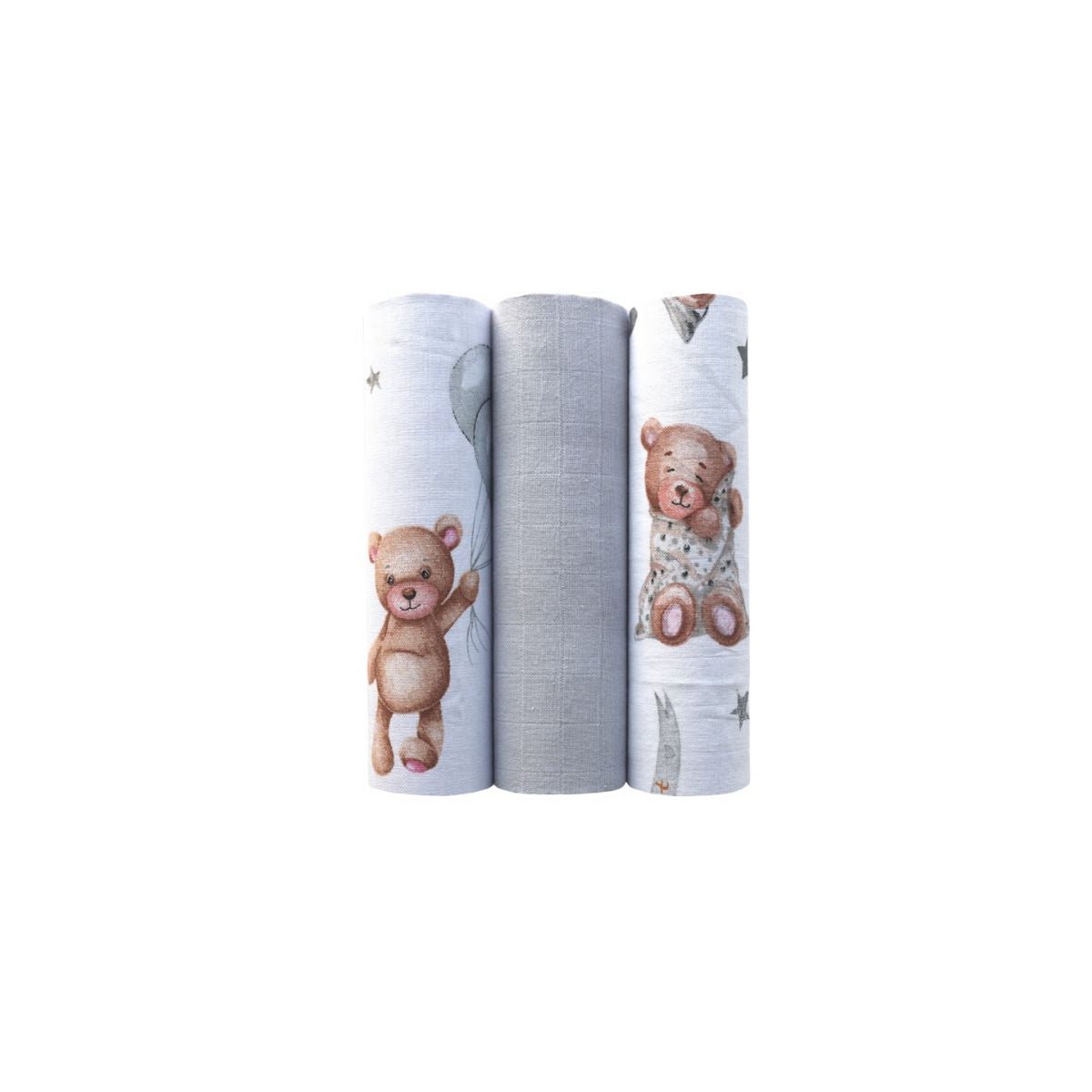 Pannolini in mussola BEAR - 3 pz.