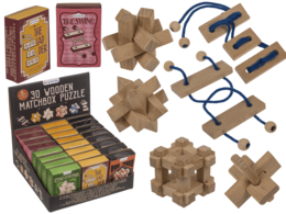 3D Wooden match box puzzle,