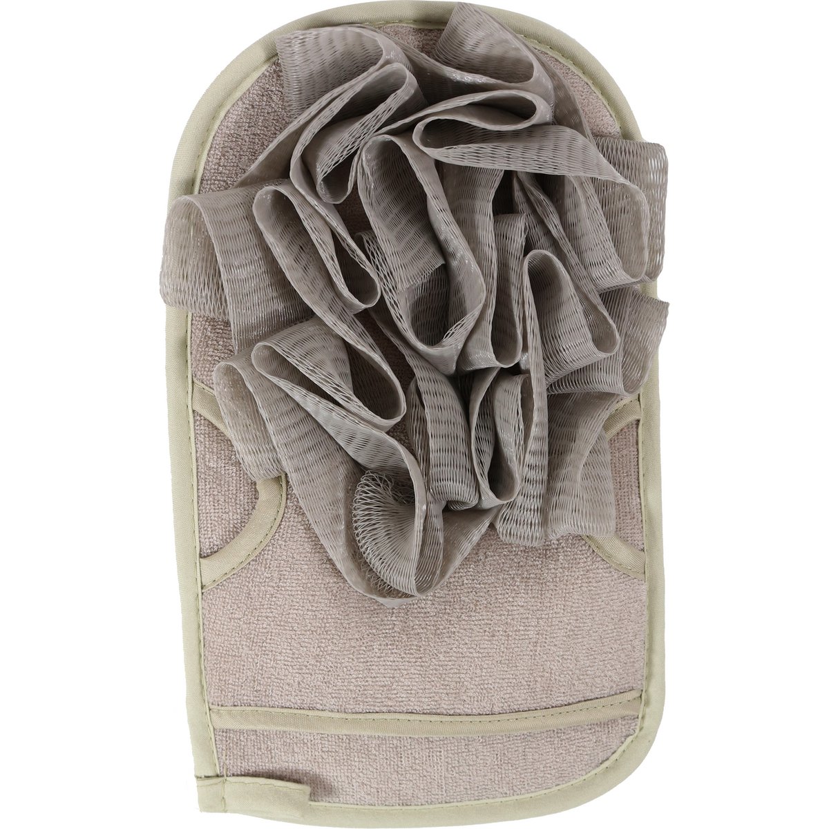 WS Double Sided Loofah Glove Grey