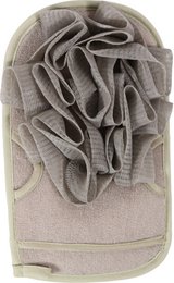 WS Double Sided Loofah Glove Grey
