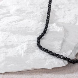 Black Stainless Steel Chain anklet