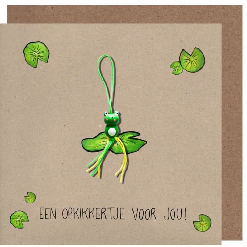 Greeting card Opkikkertje Kraft