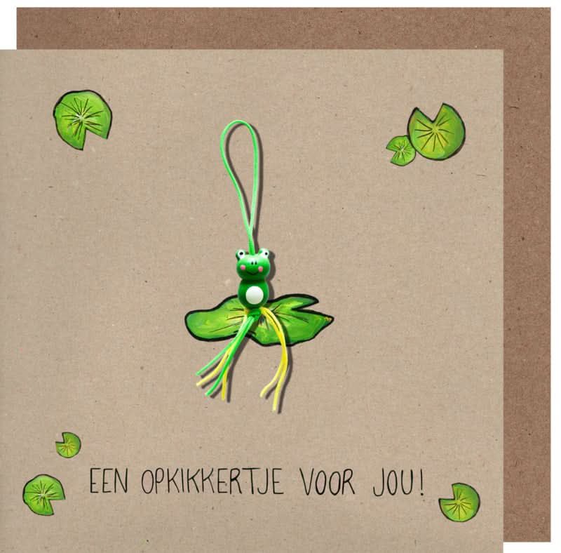 Greeting card Opkikkertje Kraft