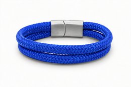 Touw armband 12mm - Caesar collectie | Editie zilver