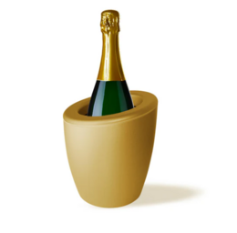DEMI METAL - Vin- og Champagnekøler med Gel Bags Kit