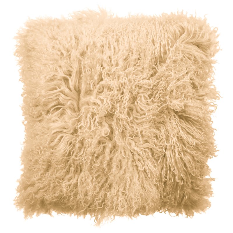 Tibet sheepskin cushion | 15 colors | 45x45cm
