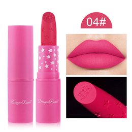 9 Colors Waterproof Rose Red Velvet Matte Lipstick Moisturizing Long Lasting Stars Not Easy To Fade Nude Lip Tint Black Lipstick
