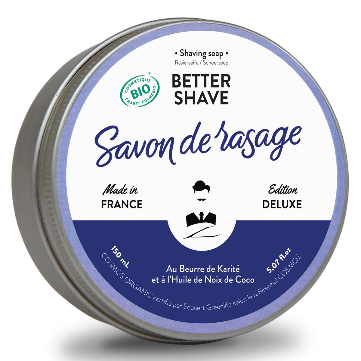 BETTER-SHAVE - Savon de rasage bio pour hommes