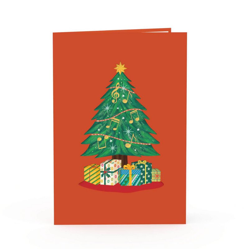 Weihnachtsbaum O du fröhliche Pop-Up Karte