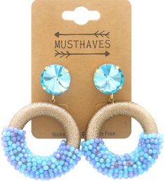 B-b9.3 E827-006-5 PARAS PARES FACTUROS BLUESS 5.5X4CM AZUL
