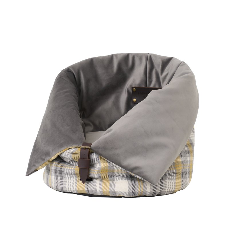 Lair "Luna" para un perro y un gato de la marca de cachorros esponjosos, 4 colores, hecho a mano!