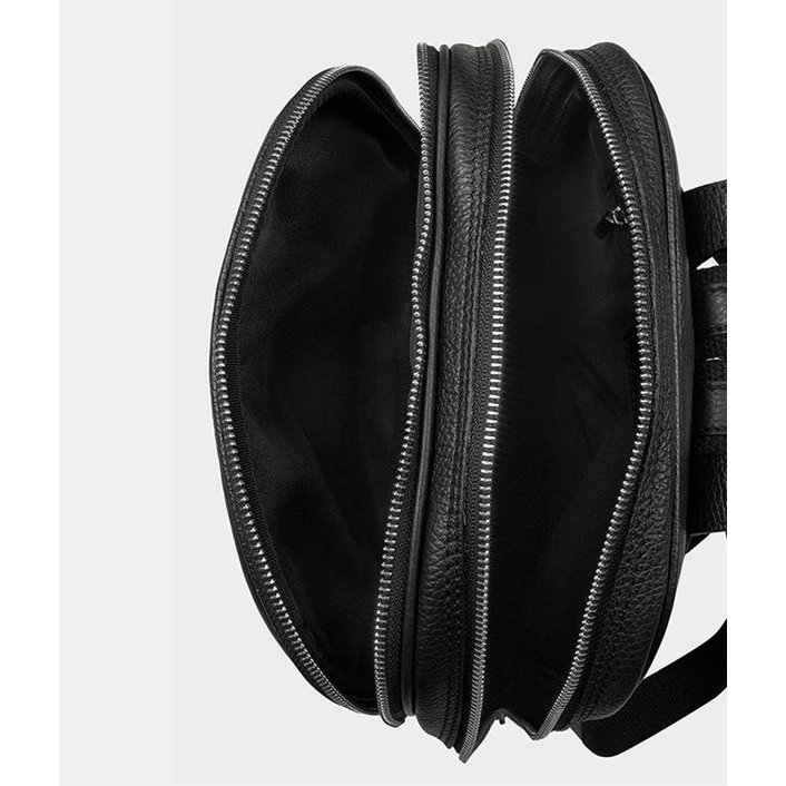 "Sokotra" leather backpack, black