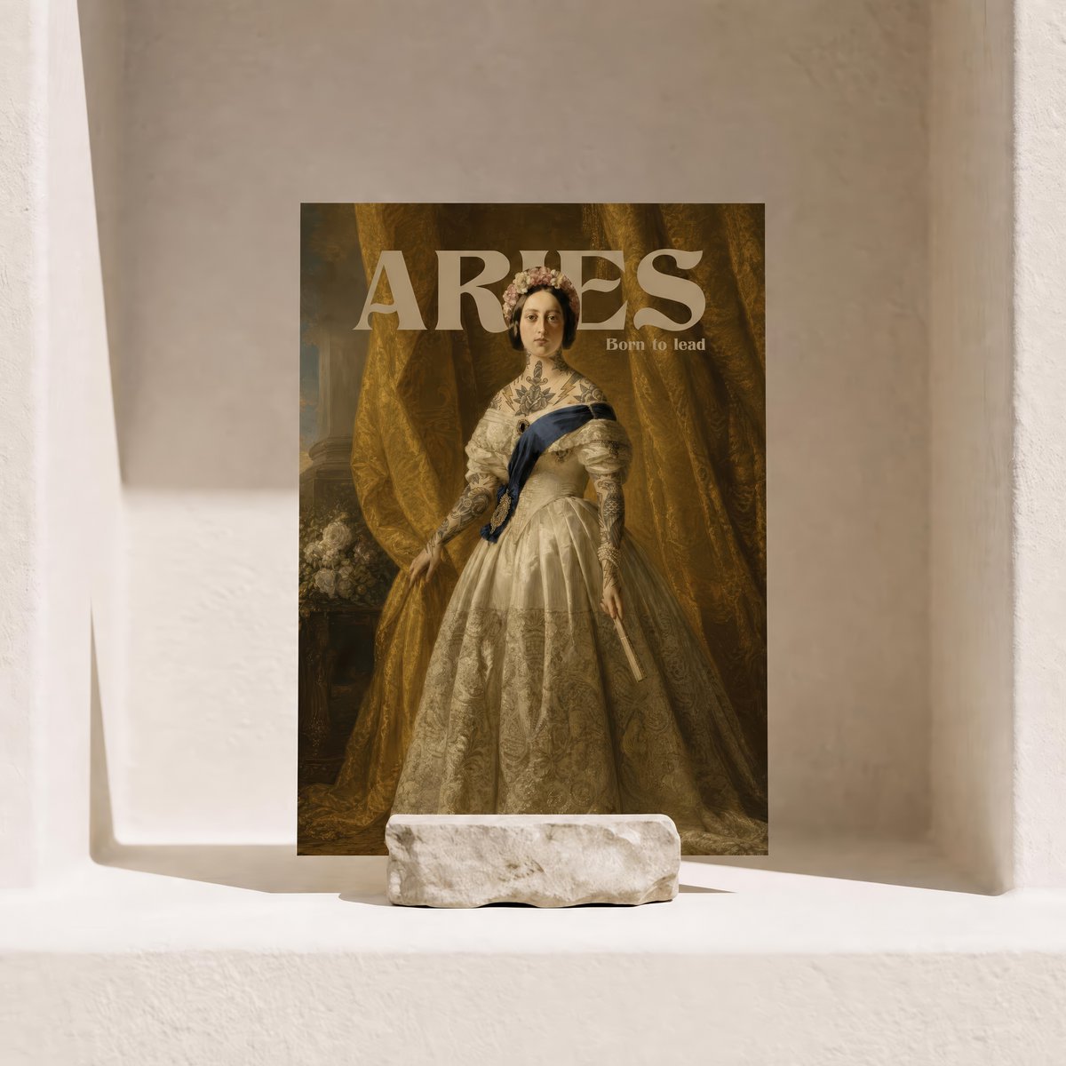 Aries - Postcard - Astro Queen Collection