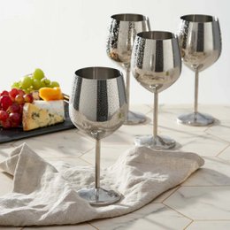 Vino in vetro argento 4x50cl