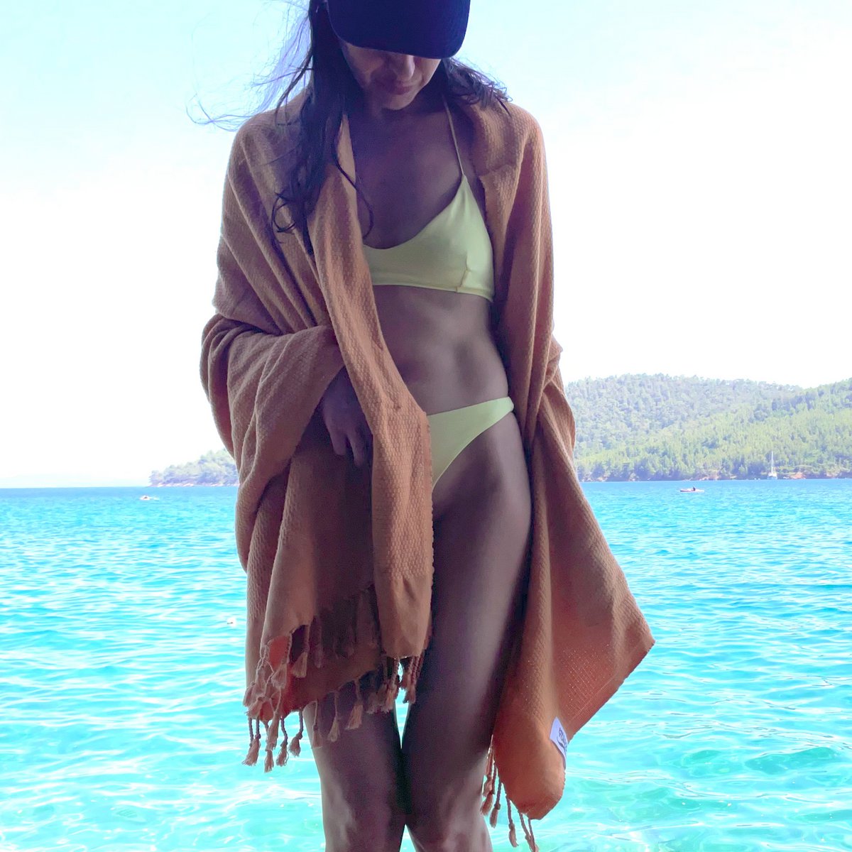 COCO Stonewashed Turkish Towel - thick and soft for your best self care routine