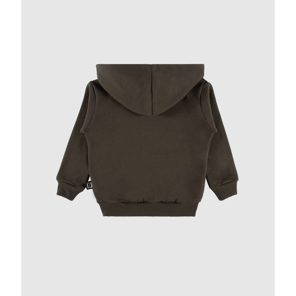 Veste zippée basique en polaire brossée