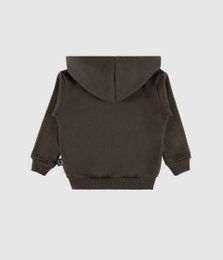 Veste zippée basique en polaire brossée