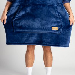 Vitapur - Hoodie deken - Marineblauw