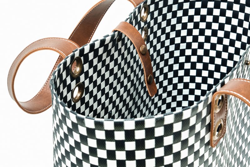 CHELSEA Basket, shopping bag, bolso de playa fabricado con materiales reciclados