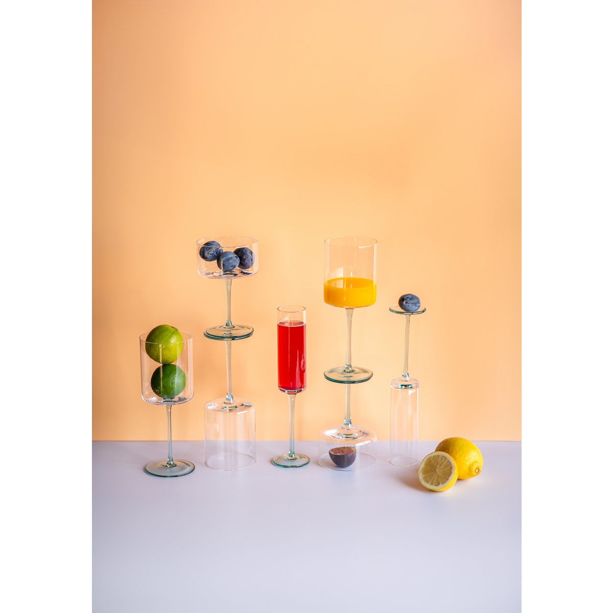 Via groene 6 stuks Champagne Cup.