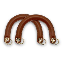 C-Modell-Taschengriff aus PU-Leder mit Feder-O-Ring-Clip