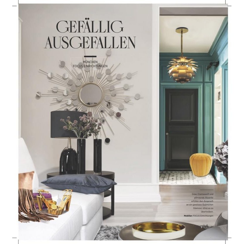 Stylish living with colour