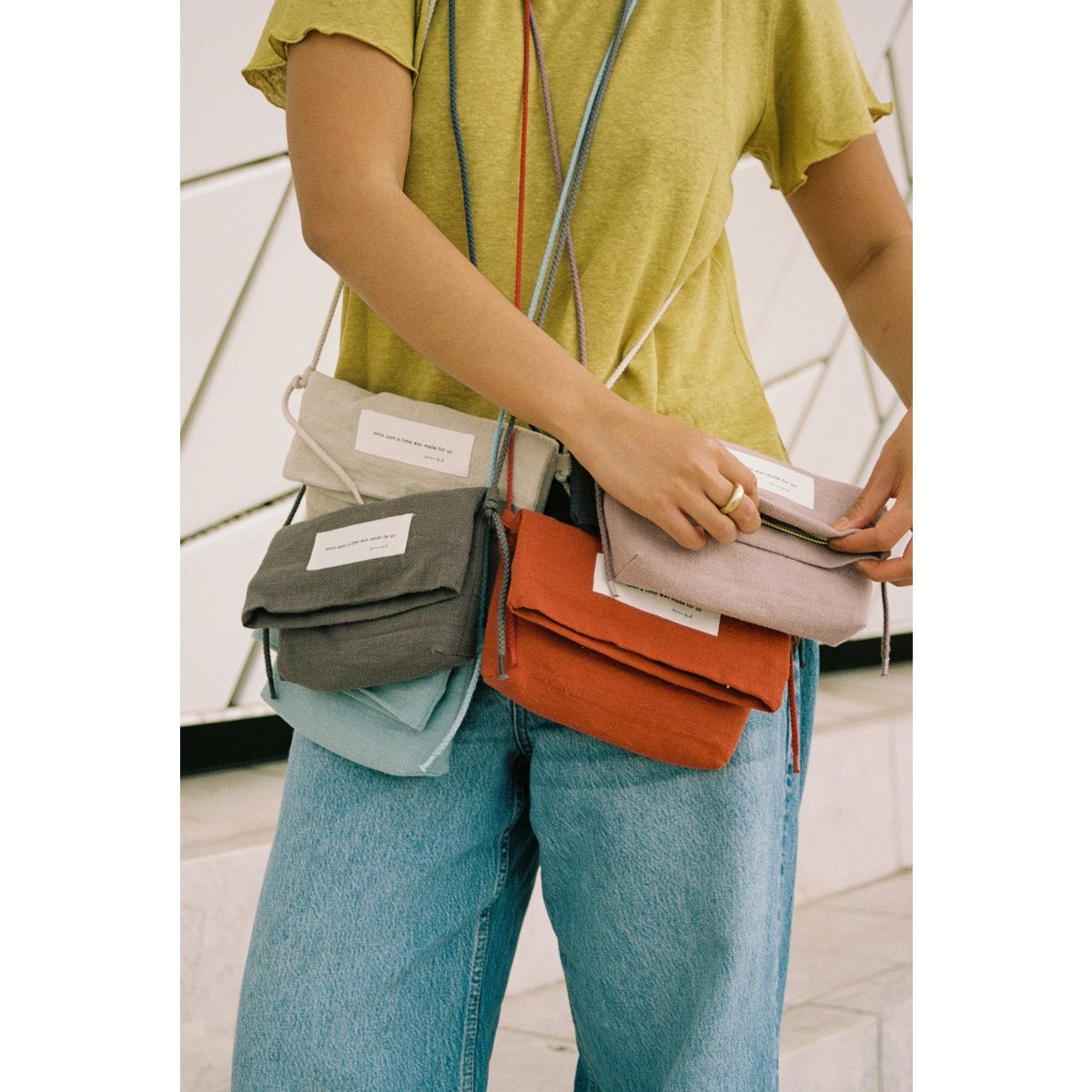 11h Moon Time - Mini borsa di lino