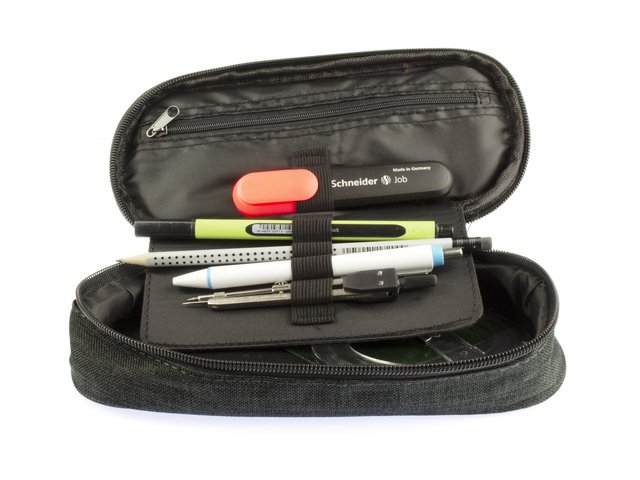 Trousse Kangaro avec incrustation noire env. 22x5x9cm