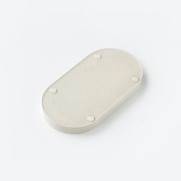 Jesmonite Beige Oval Trinket Tray