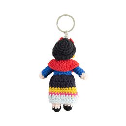 Gehäkelter Schlüsselanhänger Frida