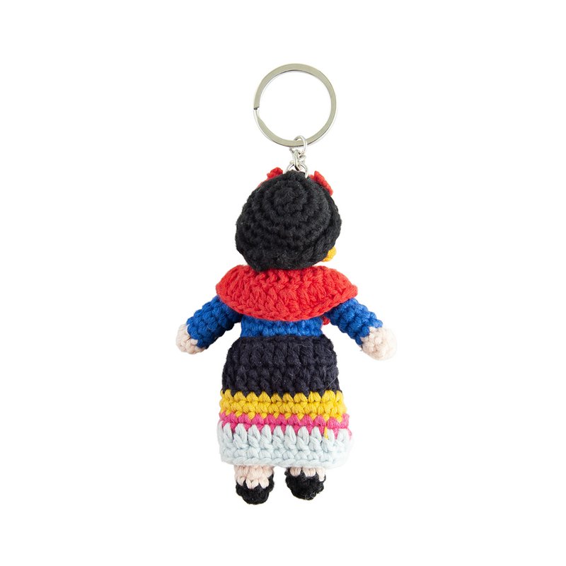 Gehäkelter Schlüsselanhänger Frida